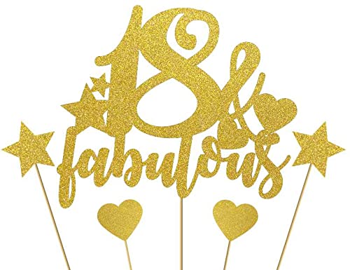 Svm Craft 18 And Fabulous Cake Topper 18th Birthday Cake | Desertcart Kenya