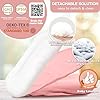 Beisurznga Baby Lounger for Newborn - Snuggle Cozy Me Lounger | Breathable Soft Cotton, 0-24 Months Portable Playtime Baby Nest, Newborn Baby Essentials Gifts- Petal (1 Lounger + 1 Cover) #1
