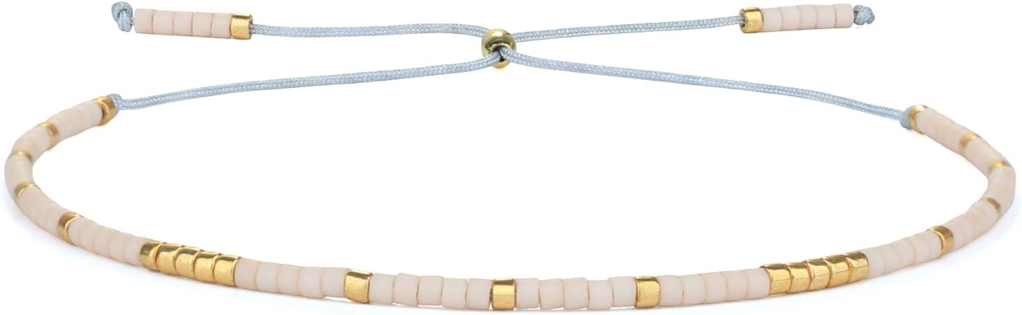 Jewelry Mixed Beaded Strand Bracelets Woven Braided Charm Friendship String Bangles Adjustable for Women Girls