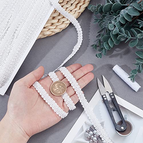 Pandahall About 20M Polyester Woven Gimp Braid Trim 3/8 Inch(11Mm) Embroidery Braid Twist Fabric Lace Trim Edge Craft Decorative Ribbon For Home Decoration Costume Diy Crafts Sewing Jewelry Making #TOP6