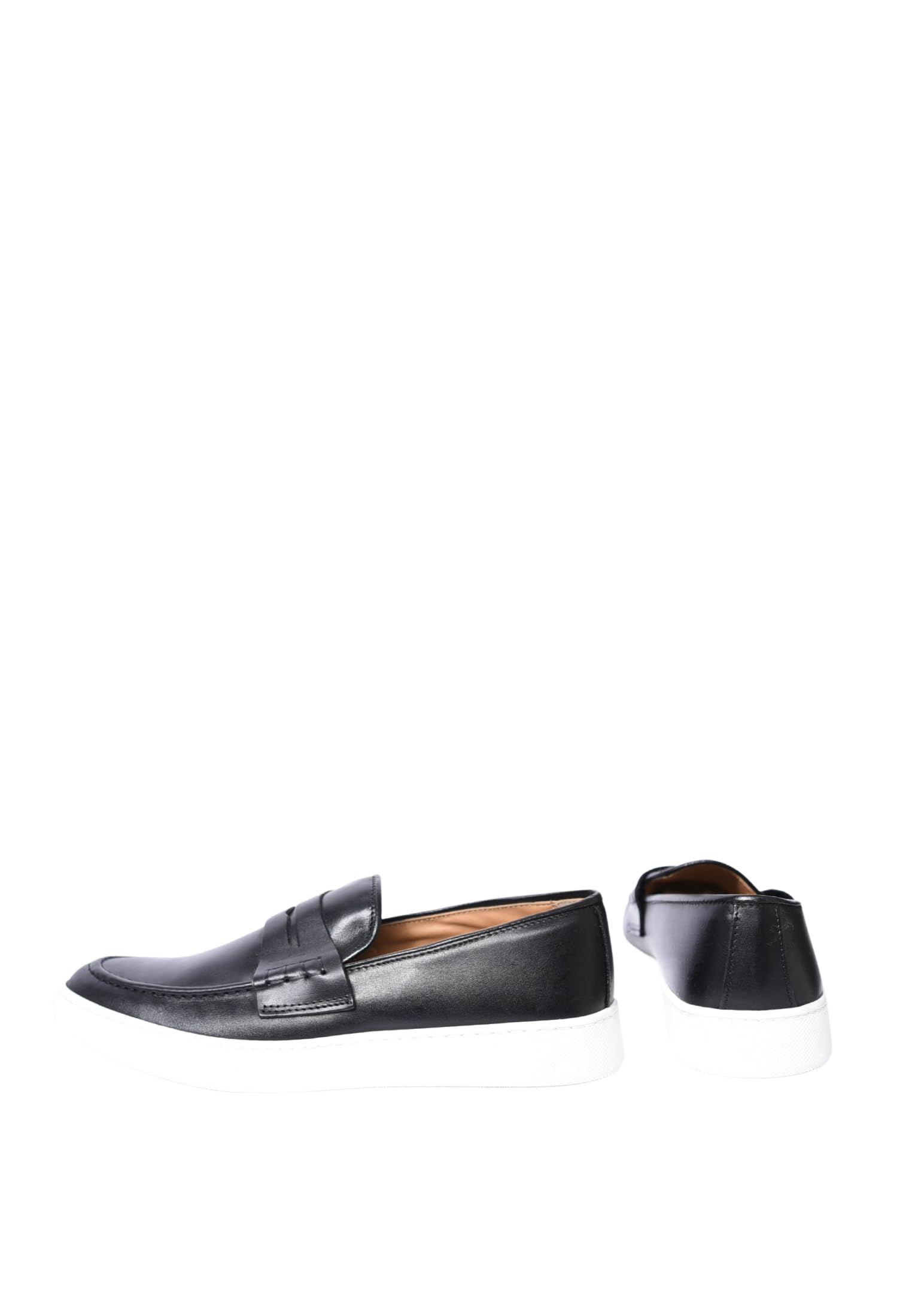 Mocassini Uomo Eleganti Pelle Made in Italy Mocassino Uomo Sportivo con Suola Bianca