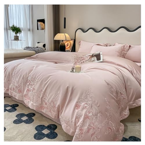 Housse de couette en coton durable literie drap 4 pcs - 2