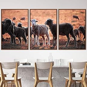 signwin 3 Piece Framed Canvas Wall Art Fun...
