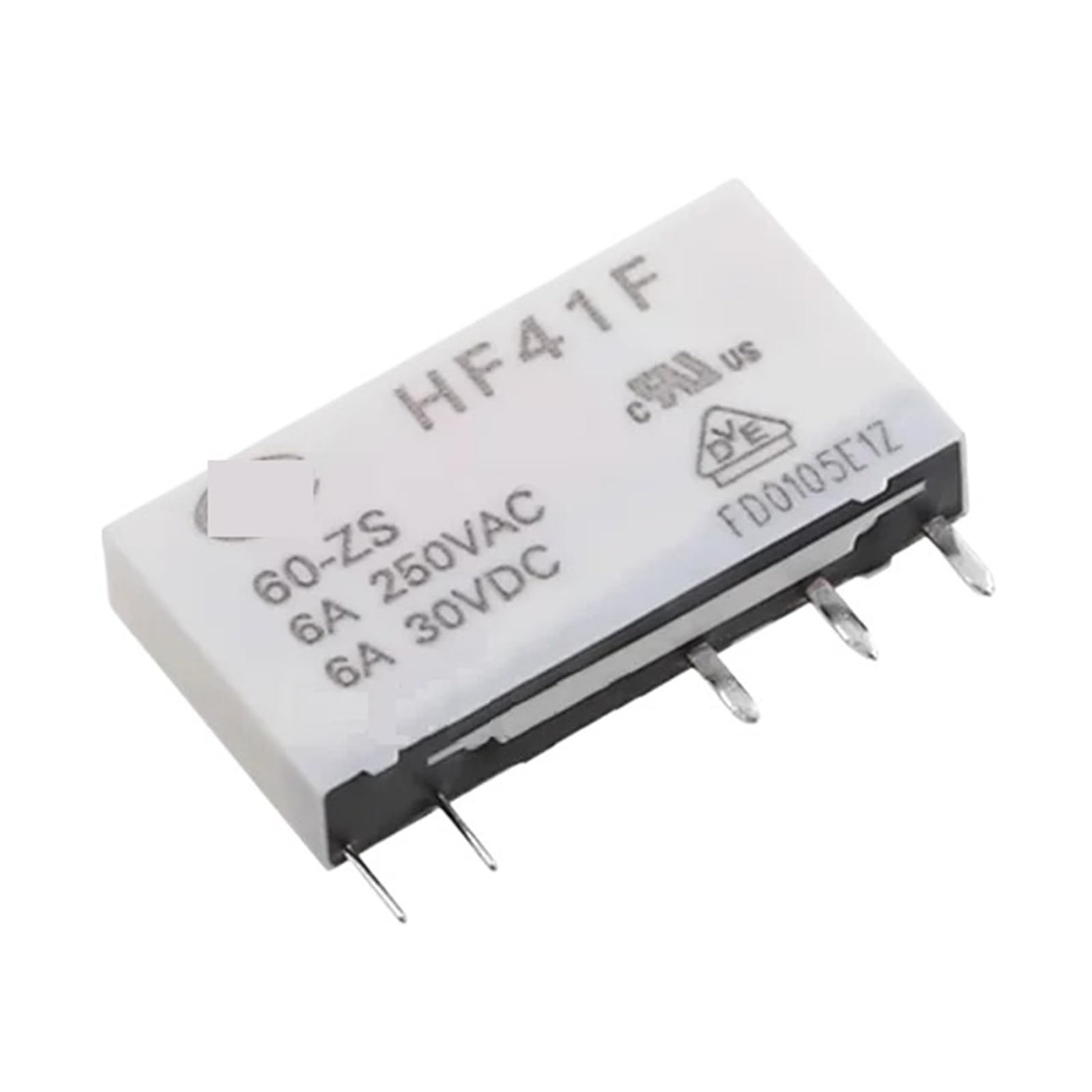 Commutateur HF41F 60-ZS 60VDC relais électromécanique 1CO pour armoire électrique