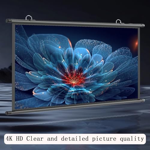 Pantalla proyección 16:9 60 pulgadas portátil para hogar miniatura 3