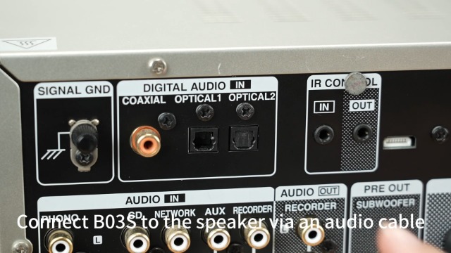 Adaptateur Bluetooth 1Mii B03Pro - Transmetteur/Récepteur DAC AptX HD - Pour TV, Chaîne Hi-Fi - Double Liaison