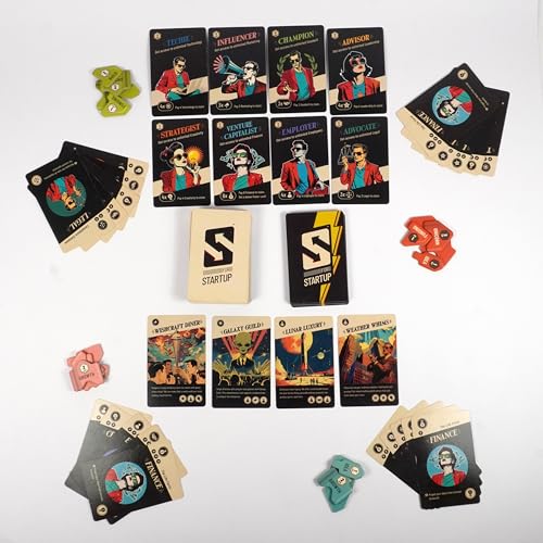 Image of Start Up Theme Card Game - Light Business Strategy for Kids, Teens & Adults, Perfect for Family Game Nights, Educational Gifts for Boys & Girls Ages 12 & Up