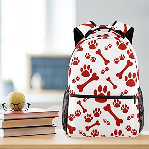 Sac à dos empreinte de patte de chien contre le mal de dos au collège - 6
