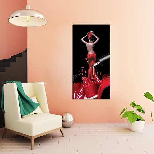 Miniatura 2 de iKNOW FOTO Lienzo grande para pared, diseño de uñas de mujer, arte de moda, manicura, póster de manicura, póster de giclée, obras de arte