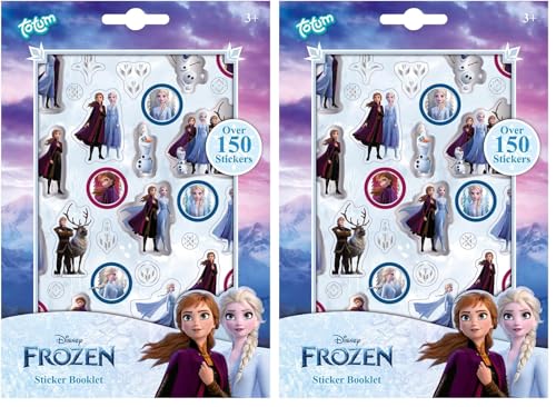 Disney Frozen II Autocolantes de Anna & Elsa - 1 x 150 unidades (embalagem de 2)