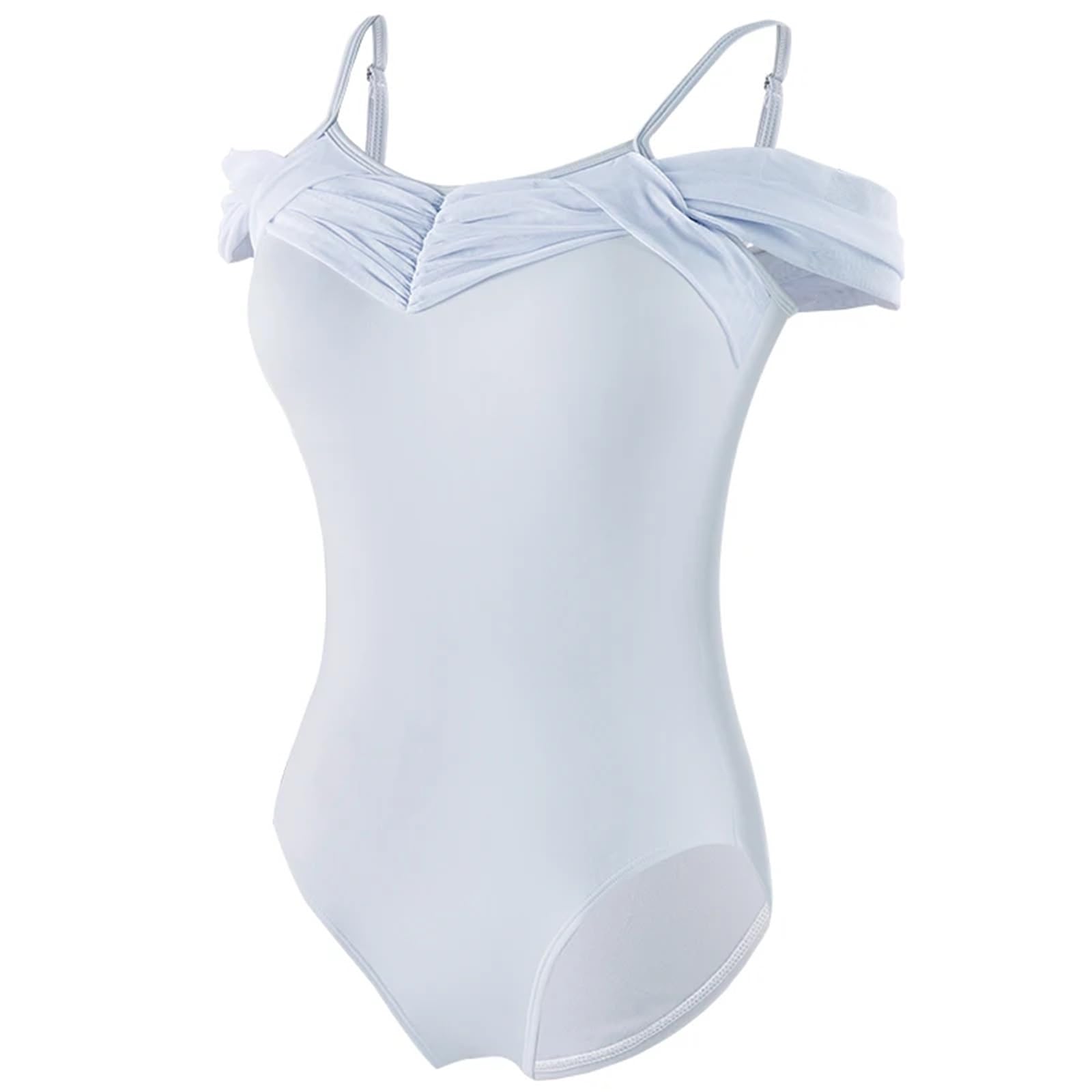 Maillot Ballet Mujer Leotardos de Ballet for mujer, camisola elegante, leotardos baile sin tirantes, mono con empalme nailon, leotardo gimnasia for adultos