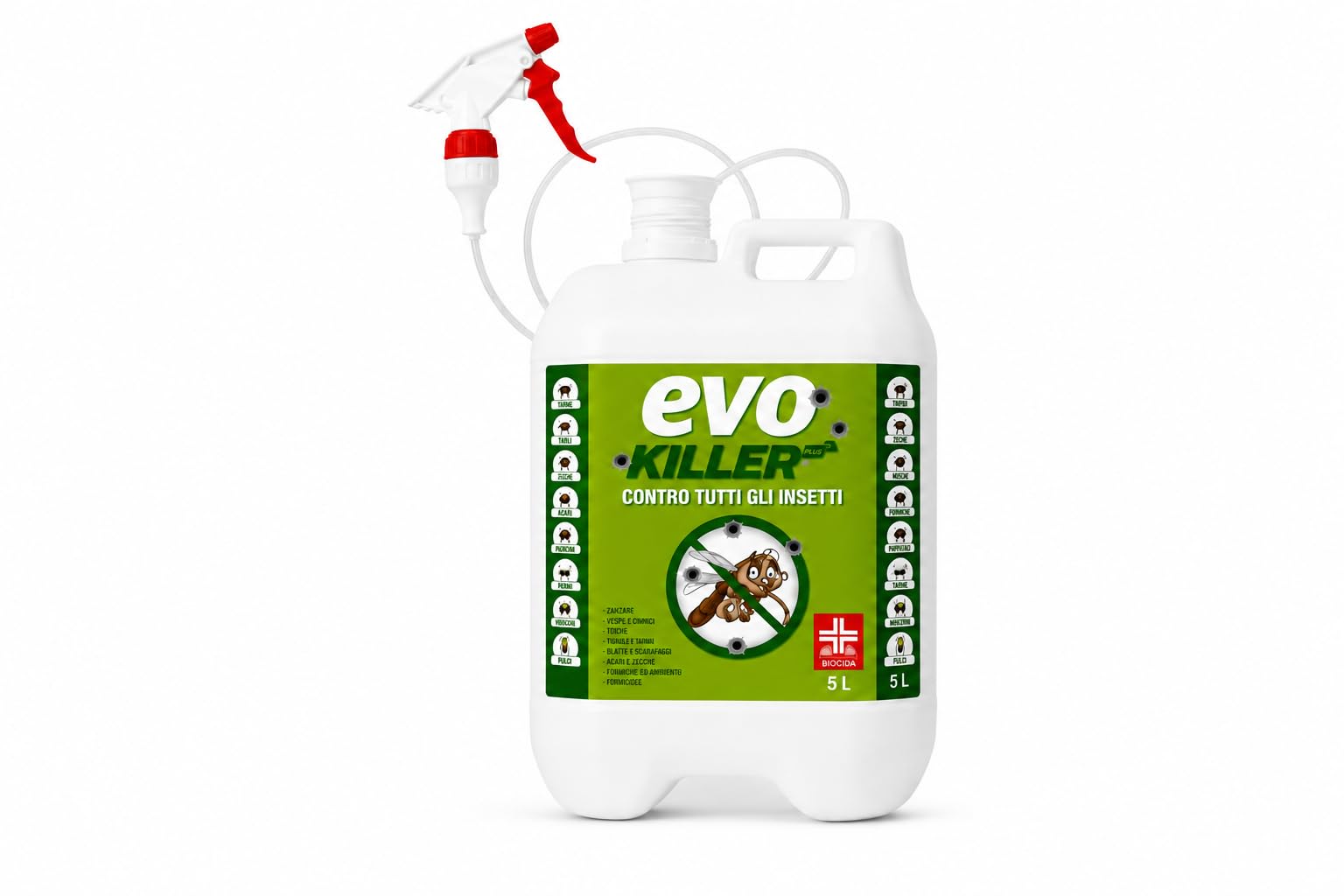 INSETTICIDA ANTIPARASSITARIO PRONTO ALL'USO LT.5