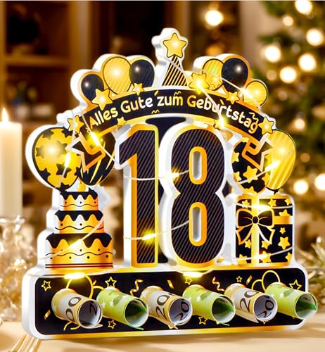 kiimiipa 18th Birthday Money Gift, 18th Birthday Girl Boy, Gifts for 18th Birthday Girl, 18th Birthday Decoration Money Gifts, 18th Birthday Memorial Money Gift Table Party Accessories kiimiipa 18th Birthday Money Gift, 18th Birthday Girl Boy, Gifts for 18th Birthday Girl, 18th Birthday Decoration Money Gifts, 18th Birthday Memorial Money Gift Table Party Accessories