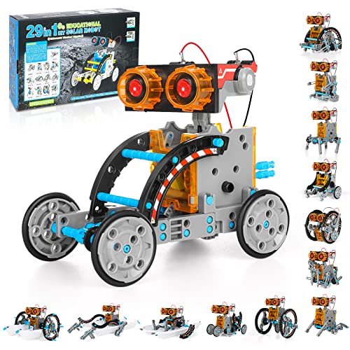 Robot de Juguete Solar 29 en 1, proyectos Stem, Regalos educativos para Edades de 8 a 16 años, Kit de experimentos de...