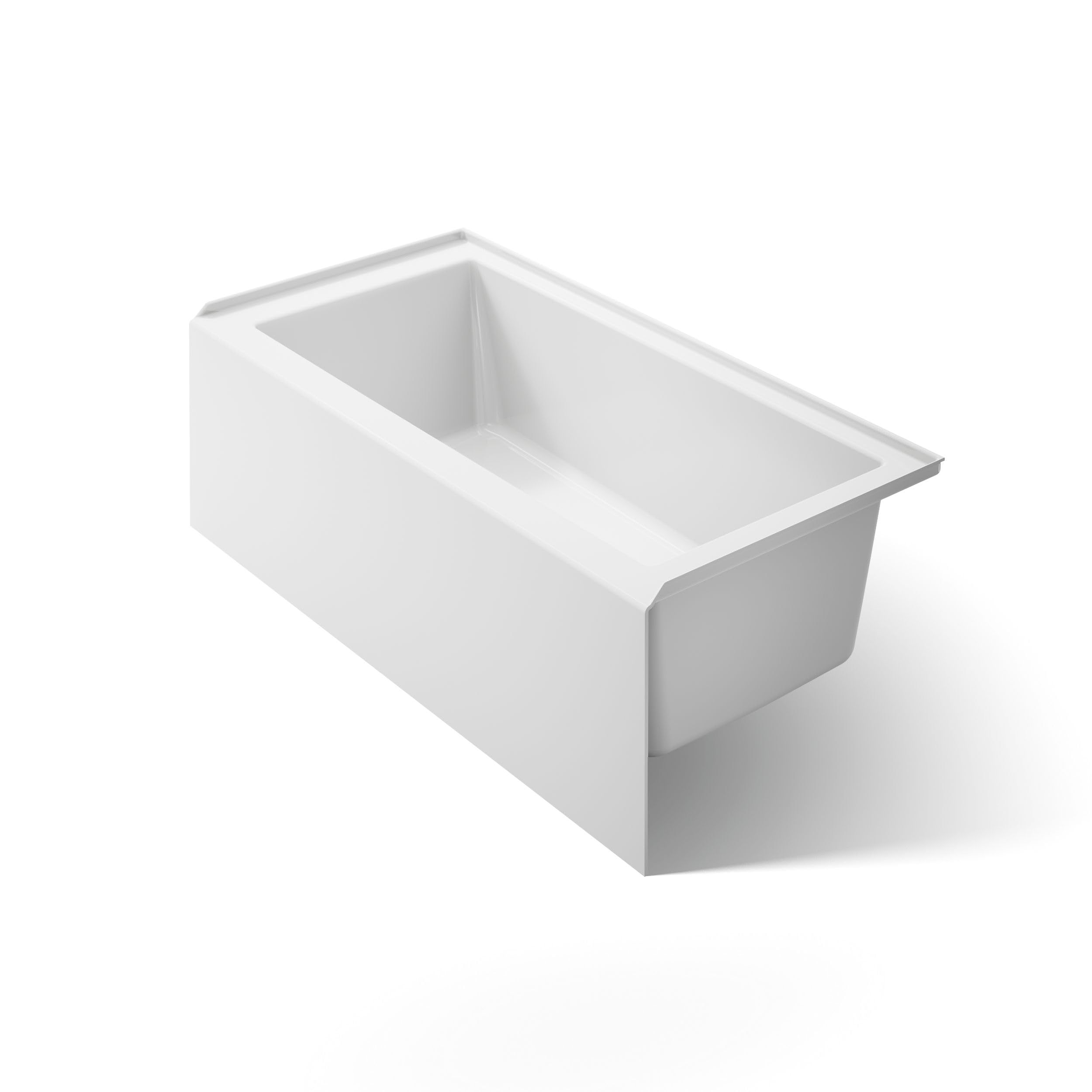 Photo 1 of Kohler 1956-RA-0 Underscore® 60" x 30" alcove bath right drain, White