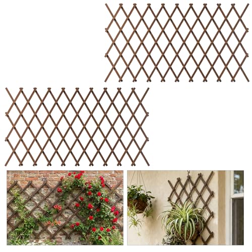 2 PCS Expandable Garden Trellis, 37" x 90" Trellis for