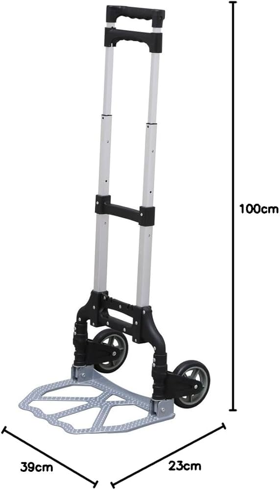 Amazon.co.jp: アイリスプラザ キャリーカート 折りたたみ アルミ