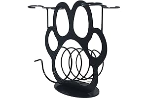 Wine Glass and Wine Bottle Holder Rack Organizer