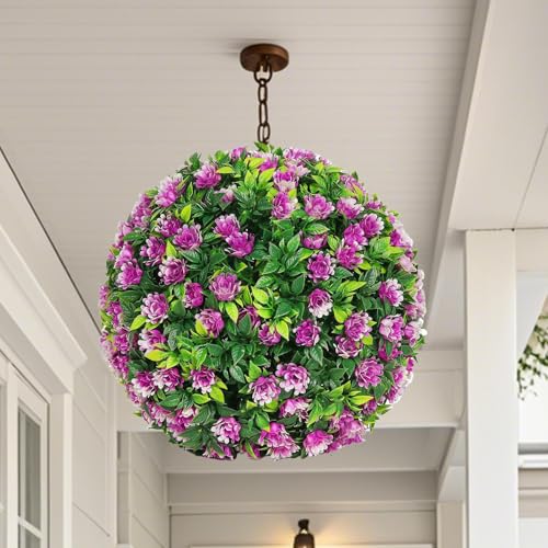 Boule topiaire artificielle de 25cm suspendre déco de mariage et extérieur
