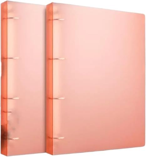 Miniatura 7 de Carpeta de archivos, 2 unidades, tamaño A4, de cuatro agujeros, multicolor, de gran capacidad, para almacenamiento de datos, bolsa de archivos,