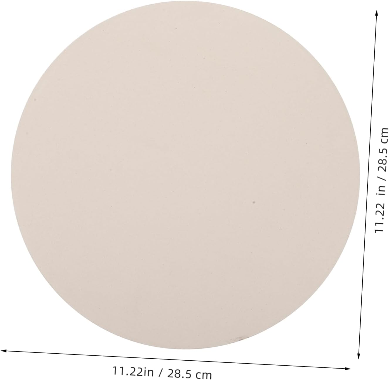 Round Pizza Stone for Oven Heavy Duty Cordierite Baking Pan Thermal Resistant Cooking Stone for Pizza and Bread for Home Kitchen and Grill