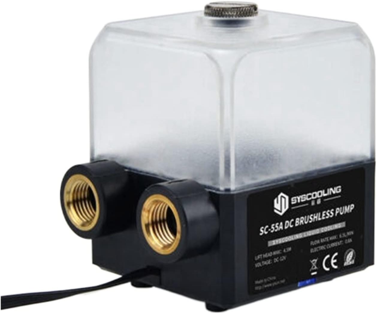 Mini Power Small Pump SC-55A Circulating Pump Integral Welding Computer Water Cooling DIY (Color : DC24V Standard)