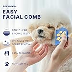 [PETHROOM] Professional Eye Comb for Pets | Stainless Steel Tear Stain Remover for Cats & Dogs | Gentle Round-Head Grooming Tool | Compact & Portable for Eye Gunk Removal - Image 2