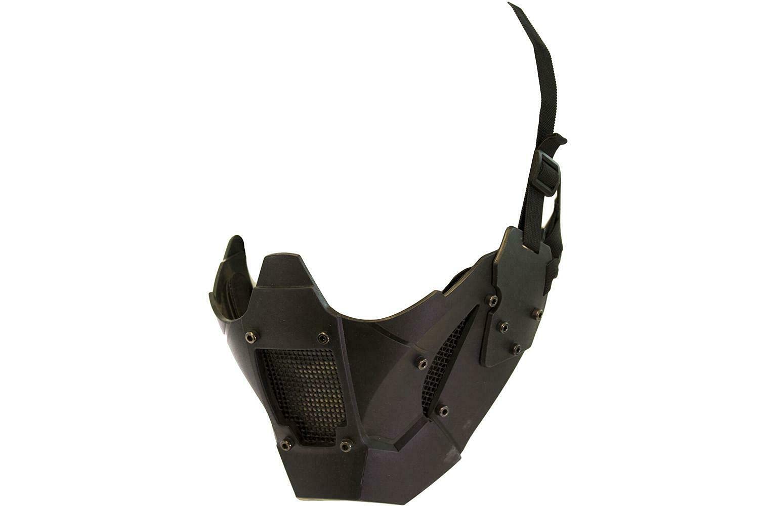 Nuprol Mesh Lower Face Shield V4; Black