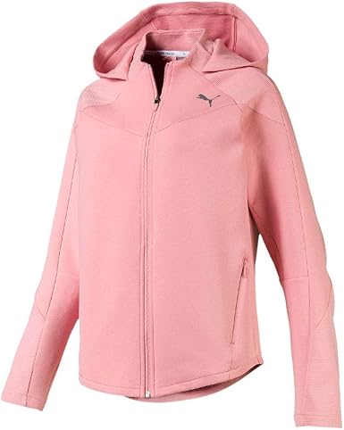 Puma Sudadera Evostripe Fz Rosa palo Mujer