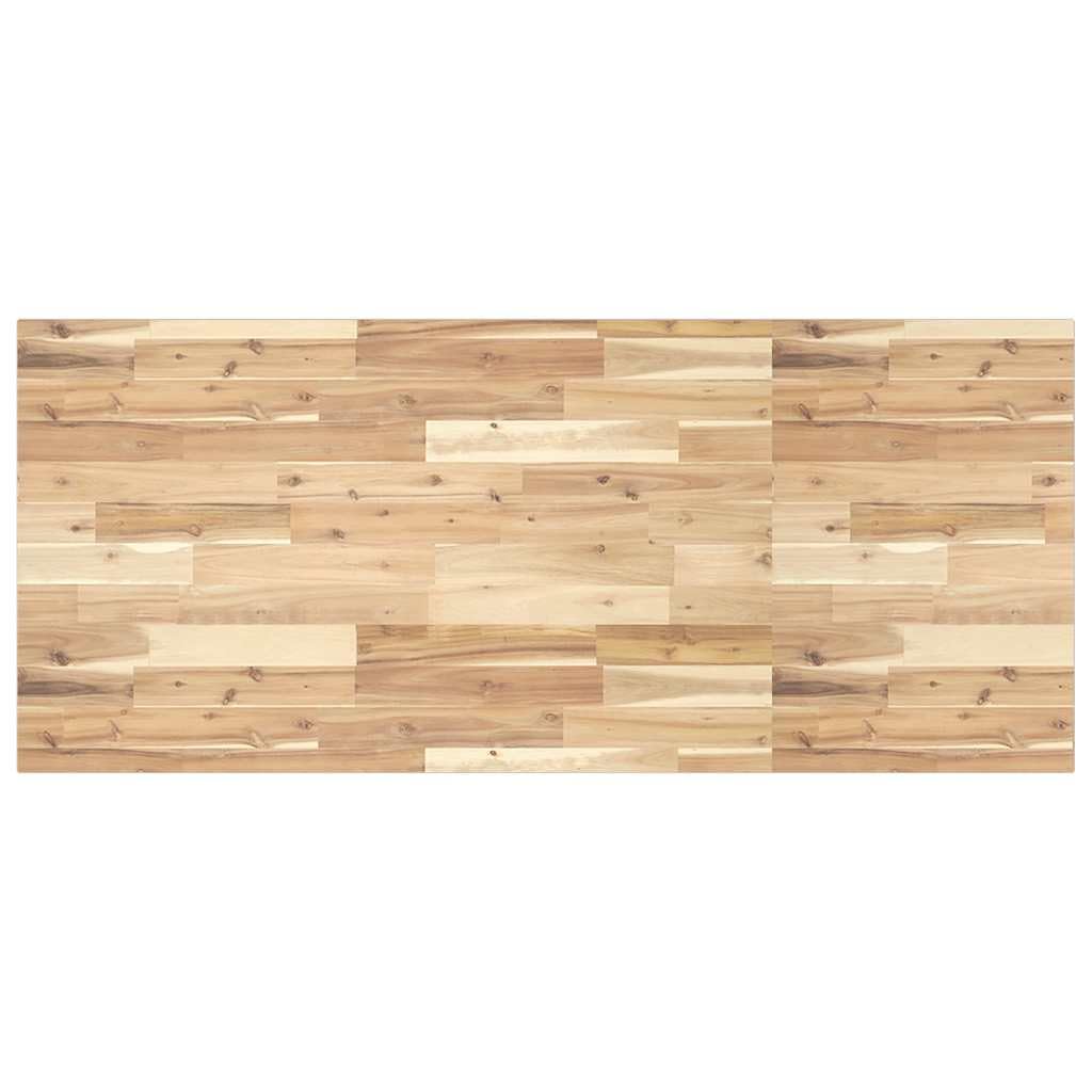 vidaXL Piano Scrivania Non Trattato 140x60x2cm Legno Massello Acacia, Piano di Lavoro, Piano di Lavoro Bagno, Piano di Lavoro Garage
