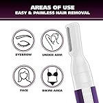Wahl Clean & Confident Female Battery Pen Trimmer & Detailer with Rinseable Blades for Eyebrows, Facial Hair, & Bikini…