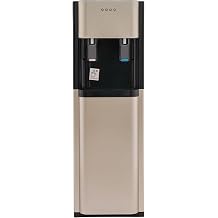 5 Gallon Water Dispenser Bottom Loading Water Dispensers with 3 Temperature Settings Handy Hot Cold Water Dispenser Safe Floor Standing Water Coolers for Home Office Use Gold
