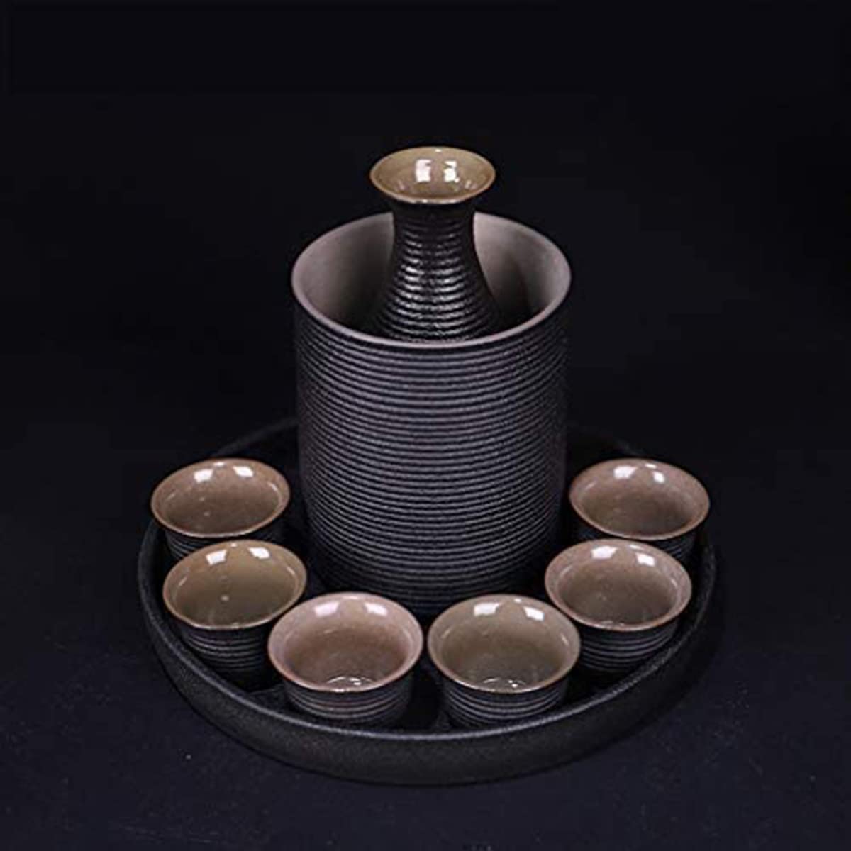 Service à saké japonais traditionnel en céramique pour vos soirées sushis