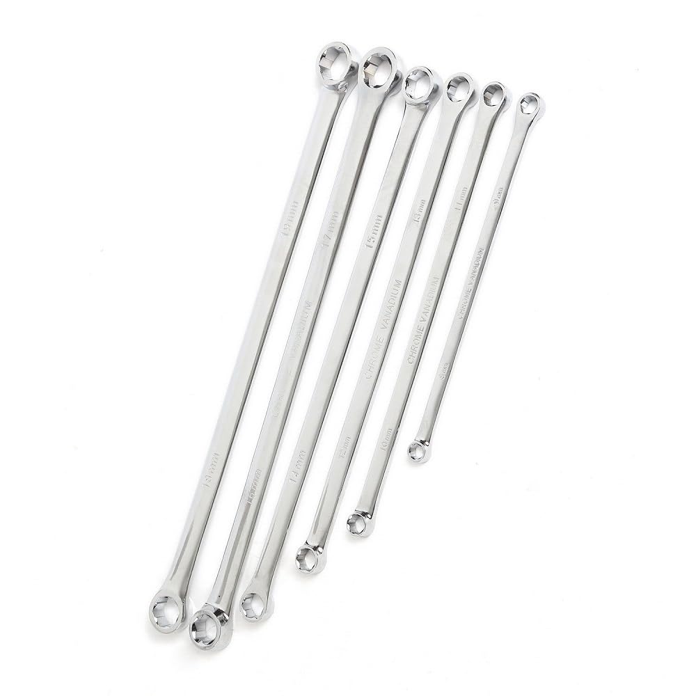 6PC Extra Long Box End Wrench Set Metric Durable Aviation Spanner CRV 8-19mm NEW
