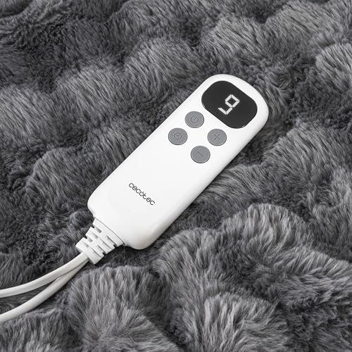 Manta eléctrica Cecotec HeatConfort Noa 180x130cm de 115W con tecnología PTC NTC 5