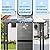 U-MAX 5' x 8' Outdoor Hardtop Grill Gazebo, Wall-Mounted Pergola Heavy Duty 8x5 Lean to Metal Awnings Gazebos on Clearance for Patio, Small Galvanized Steel Pergolas and Gazebo for Outdoor Use