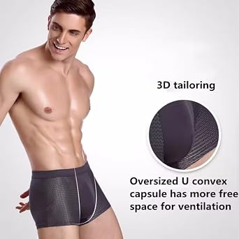 Boxhero Box Hero Mens Underwear Boxer Briefs Built-in with 3D Pouch Comfortable Underwear for Men