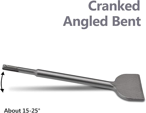 Miniatura 2 de Cincel de desguace SDS Plus de 1.5 x 10 pulgadas (1.496 x 9.843 in) para baldosas de mampostería, cemento, ladrillo, hormigón, piedra de piso