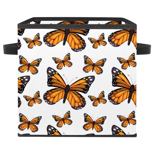 Boîte de rangement pliable à motifs papillons pour optimiser vos placards