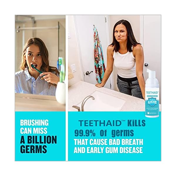 3 Bottle Teethaid Mouthwash, Calculus Removing, Therapeutic Mouth Ulcers, Eliminating Unhealthy