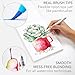 CHROMATEK 30 Watercolor Brush Pens | 15 Page Tutorial Pad & Online Video Series | Brush Tips | Vivid, Blendable Professional Artist Quality | 27 Colors | 3 Aquapens | Complete Water Color Painting Set