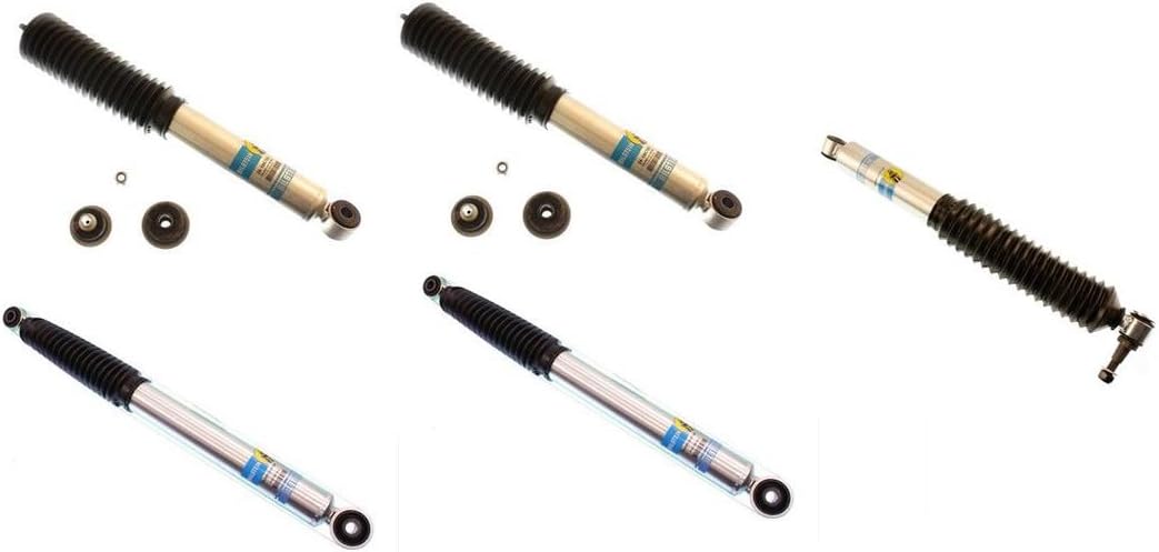 Bilstein 24-186735 24-186742 33-174525 Front Rear 5100 Series Shocks and Steering Damper for Chevrolet Silverado GMC Sierra
