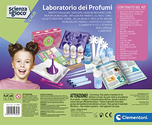 Laboratorio de perfumes infantil Clementoni para tardes de juegos en casa 3