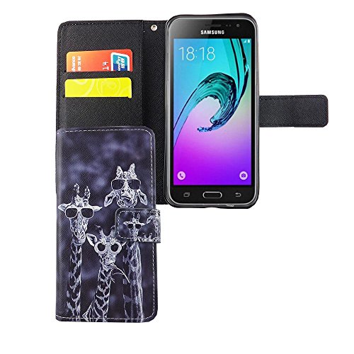 Étui Samsung Galaxy J3 Emerge housse protection antichoc König-Shop girafes