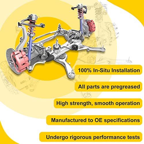 Amfull New Assembly 2-Pc Front Left Sway Bar End Link Front Right Sway Bar End Link Replacement For Acura Tsx For Honda For Accord For Honda For Accord Crosstour For Honda Crosstour #TOP3