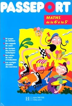 Paperback Passeport : de la 6e à la 5e, mathématiques [French] Book
