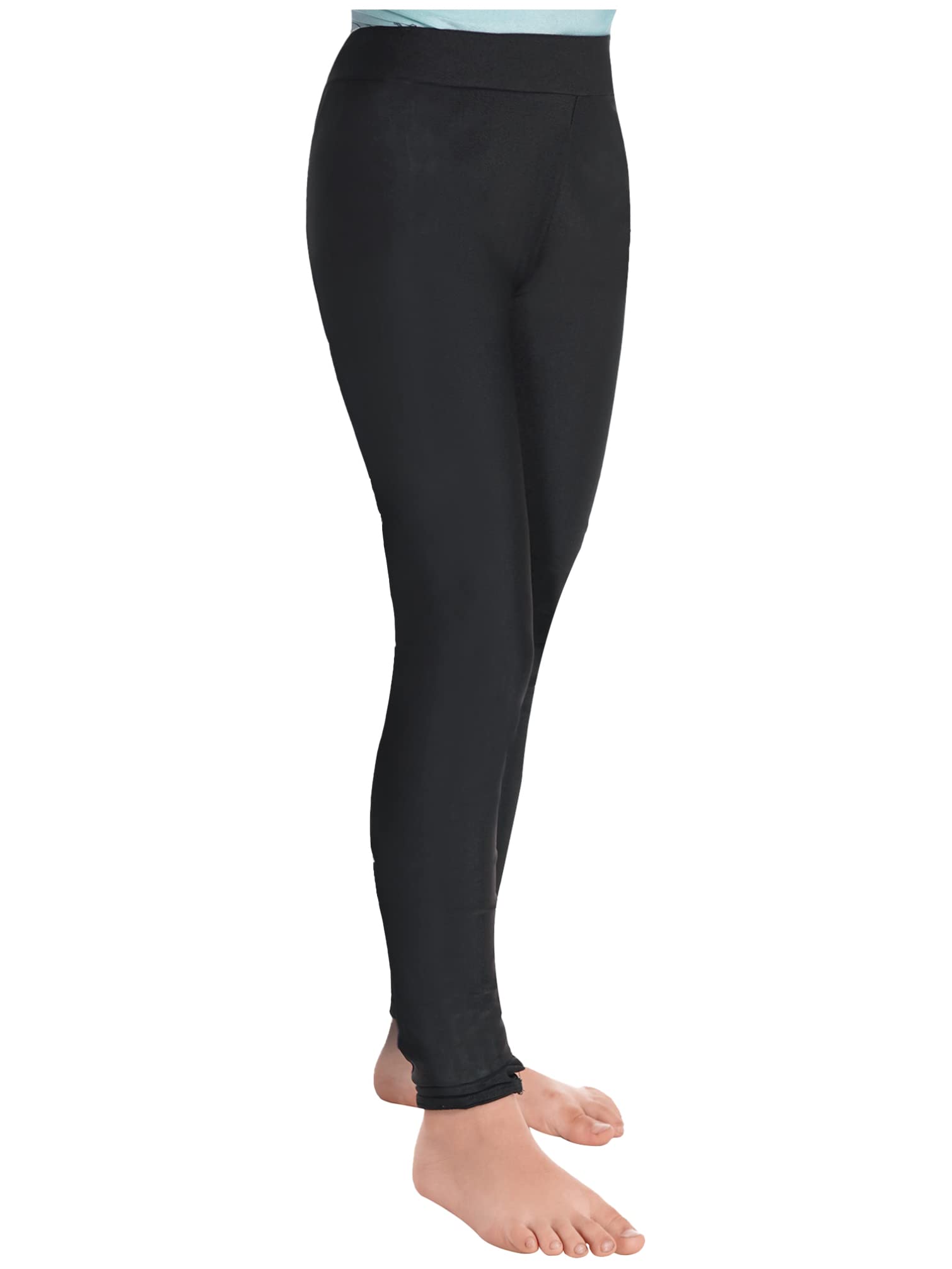 TiaoBug Conjunto De Baile para Niñas Leotardo Gimnasia Rítmica Manga Larga con Pantalones Cortos Y Leggings Traje De Patinaje Artístico