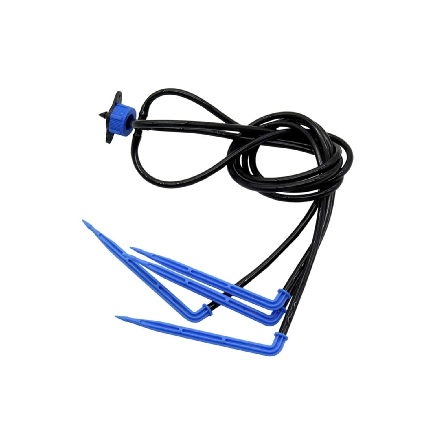 Lawn Sprinkler Irrigation System Greenhouse Irrigation System Kit 4-Way Curved Arrow Dripper 8L/4L Stable Flow Device 20 Sets of Agricultural Tools Drip Irrigation (Color : 8L) ( Color : 4l )