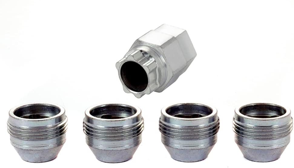 McGard 24013SU Wheel Lock Nuts SU Under hub Cap M12 x 1,25, Cone seat, Overall Length 19,7 mm, Hex Size 19/21mm