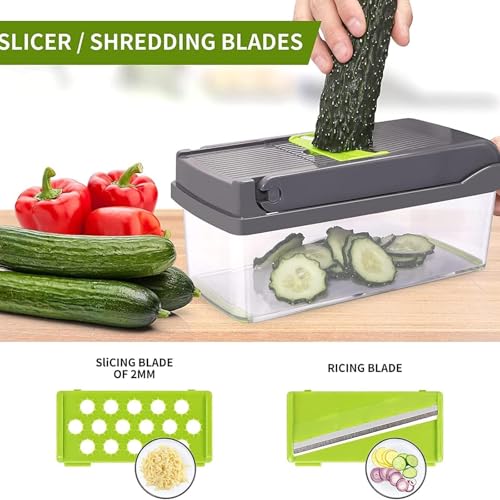 Vegetable Chopper Slicer Onion Dicer - Multi Veggie Mandoline miniatura 4